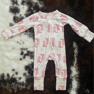 Cowgirl boot bamboo pajamas